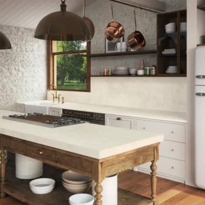 Caesarstone Porcelain 413 White Ciment