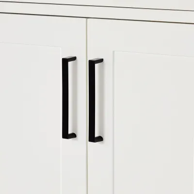 Ariel hepburn 61 in. double oval sink vanity with 1.5 in. italian carrara white marble countertop in white