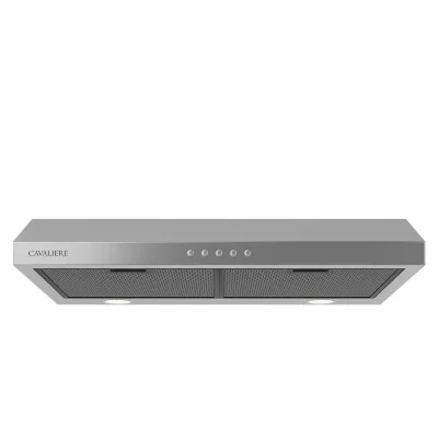 Cavaliere 30 inch digital under cabinet range hood ultra slim design & premium stainless steel