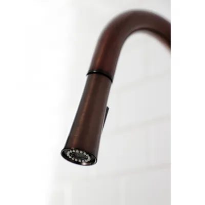 Kingston Concord LS8625DL Single-Handle Pull-Down Kitchen Faucet, Oil Rubbed Bronze
