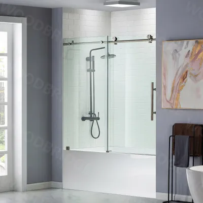 WOODBRIDGE Frameless Bathtub Shower Doors 56-60