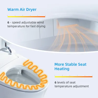 WOODBRIDGE Smart Bidet Tankless Toilet 