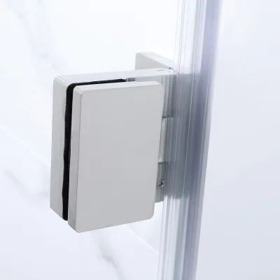 WOODBRIDGE Frameless Hinged Bathtub Shower, 5/16