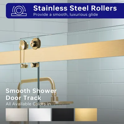 WOODBRIDGE Frameless Shower Doors 56-60