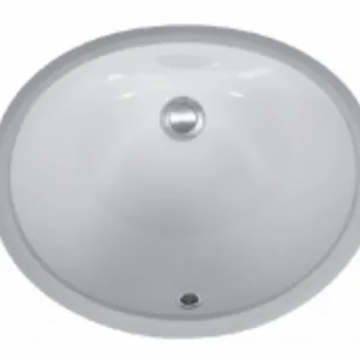 Undermount Vitreous China Vanity Sink-White-17.25