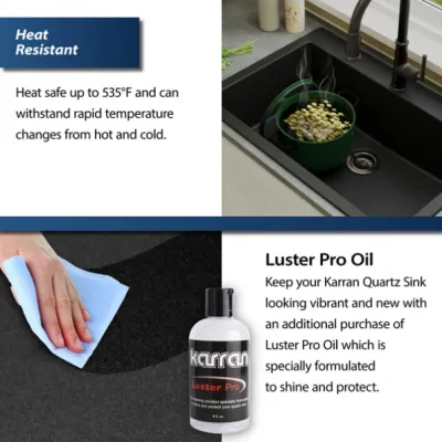 Karran QU-812 Undermount 32-1/4