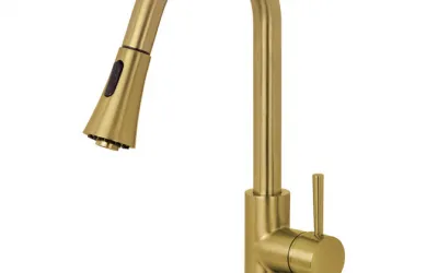 Kingston Concord LS8723DL Single-Handle Pull-Down Kitchen Faucet, Brushed Brass