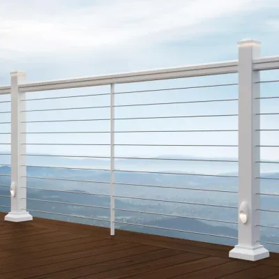 Timbertech Impression Rail Express Metal Railing Classic White