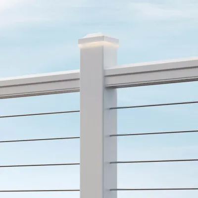 Timbertech Impression Rail Express Metal Railing Classic White