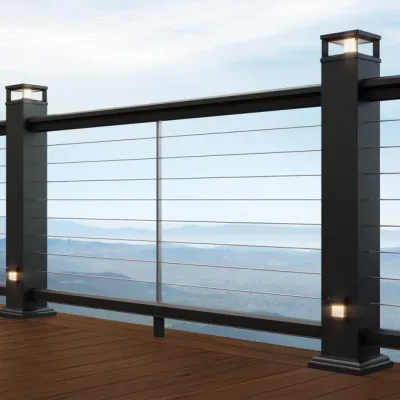 Timbertech Metal Premier Rail Black