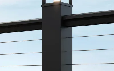 Timbertech Metal Premier Rail Black