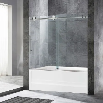 WOODBRIDGE Frameless Bathtub Shower Doors 56-60